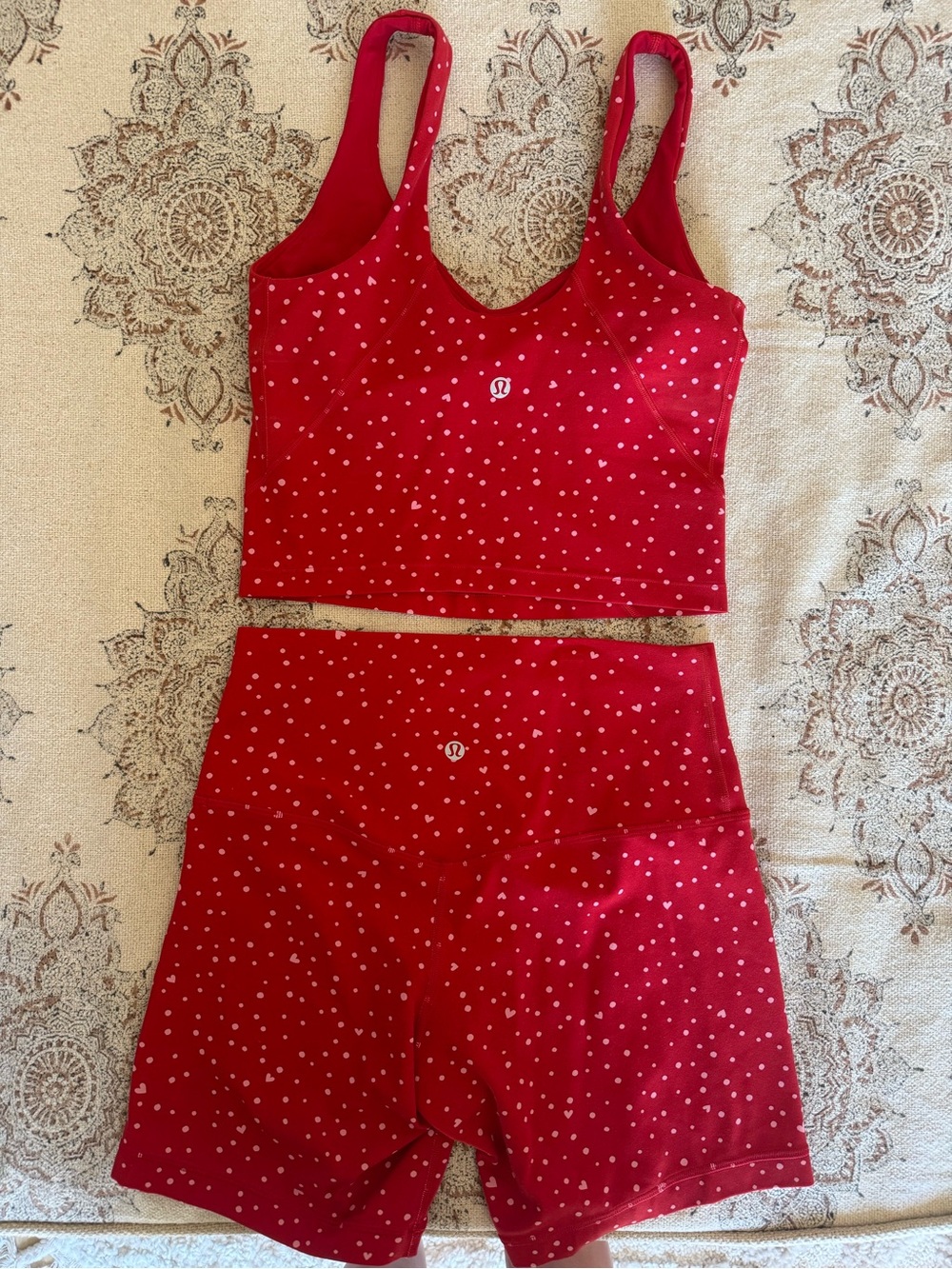 lululemon athletica Red Polka Dot Skirt Set - Picture 2 of 2
